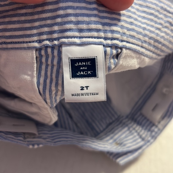 Janie and Jack Sailboat Pants - Picture 3 of 4